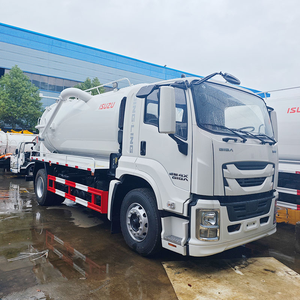 รถบรรทุก ISUZU GIGA 4x2 12 ตัน สำหรับดูดสิ่งปฏิกูลแบบเจ็ท 10 ตัน พวงมาลัยขวา รถดูดสิ่งปฏิกูลแบบถังสุญญากาศ รถบรรทุกถังเก็บของเสีย - Product Image 2