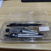 Ensemble de 8 pièces de fournitures scolaires : rapporteur, règle, gomme, crayon automatique, compas et kit de mathématiques
