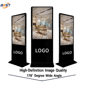 Dọc đa phương tiện màn hình cảm ứng Totem hiển thị đứng với <span class=keywords><strong>LCD</strong></span> cho cửa hàng bán lẻ trung tâm mua sắm wayfinding giáo dục - Product Image 3