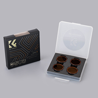 K&F Concept - Juego de 4 Filtros Polarizadores de Reducción de Luz ND8/PL, ND16/PL, ND32/PL, ND64/PL para GoPro Hero 13/12/11/10/9, Filtro ND/PL