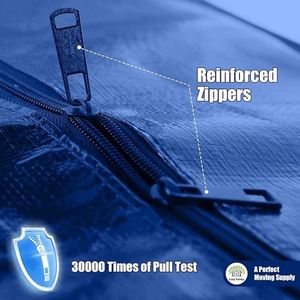 4 Pack Heavy Duty Extra Large Moving Bags with <b>Backpack</b> Straps Extra Large <b>Tool</b> Bag Moving Bags with Zipper - Product Image 3