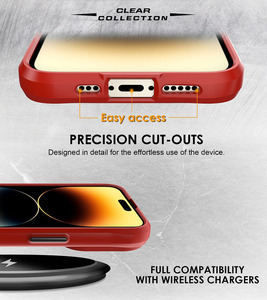 Custodia trasparente per telefono in TPU antiurto per <span class=keywords><strong>iPhone</strong></span> 16 15 14 Pro Max 13 12 <span class=keywords><strong>11</strong></span> <span class=keywords><strong>Cover</strong></span> rigida - Product Image 6