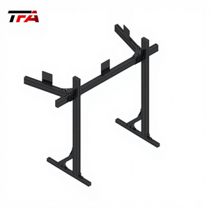 Support d'écran triple en aluminium, réglable multi-positions, pour simulateur de course et de conduite - Product Image 3