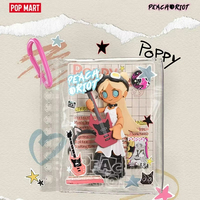POPMART Peach Riot Série Carry the Music Pendentif Bloc Boîte Mystère Jouets Originaux Sac Surprise Boîte Mystère Figurine Anime Ornement