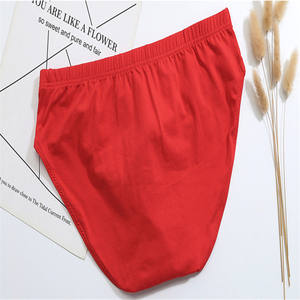 New Design Men Pouch Underwear Pure Red Triangle Underwear Hip slip Classic Cotton Men Bikini Underpant in Happy New Year - Product Image 3