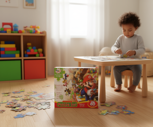 SODALABOYIE Set di puzzle di carta da 60 pezzi Super Mario Cartoon Jigsaw per bambini 5 7 anni Giocattolo unisex - Product Image 2