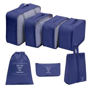 Ensemble de cubes de rangement pour voyage, sacs de rangement pour vêtements, 7 pièces, organiseurs de bagages - Product Image 1