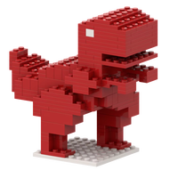 Bloques de Construcción de Dinosaurios Personalizados, Modelo de Regalo Creativo, Colección para Exhibición, Diseño Personalizado, Bloques de Construcción OEM ODM