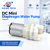 Pompe à air micro-diaphragme DC 12V à pression positive et faible bruit, personnalisable en gros, pour dispositifs pneumatiques et prélèvement de gaz