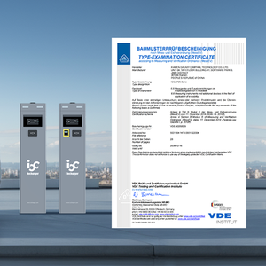 OCPP 2.0.1 Montage au sol double 22kW Type 2 Chargeur EV commercial Station de <span class=keywords><strong>recharge</strong></span> de voiture électrique avec paiement par terminal de point de vente - Product Image 3