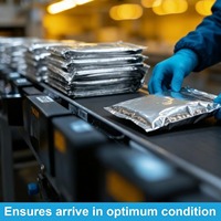 Enveloppes isothermes métallisées extrêmement isolantes pour l'expédition à froid de produits pharmaceutiques et de chocolat – Pochette épaisse et doublée