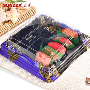 Sunzza gói lớn takeout Togo dùng một lần Sashimi khay Antifog nắp nhựa bao bì thực phẩm container cho Sushi - Product Image 4