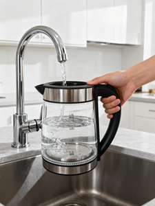 Custom 2.0L High Borosilicate Glass Cordless <b>Kettle</b> 360 Rotational Base Tea Filter Boil-Dry <b>Temperature</b> <b>Control</b> - Product Image 6