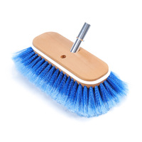 Brosse de nettoyage pour bateau en nylon extra doux de 6 pouces, bleue