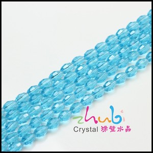 Zhubi 4X6MM Faceted Crystal Olive <strong>Beads</strong> Rondelle Glass <strong>Beads</strong> for Jewelry Making DIY Necklace <strong>Bracelet</strong> Charms Kits - Product Image 3