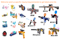 Pistol peralatan Laser Tag dan rompi Permainan menembak Multiplayer pistol Laser mainan Lasergun dengan 4 senjata dan 4 rompi
