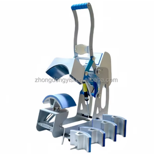 เครื่องรีดร้อนไฟฟ้าสำหรับหมวก แบบตั้งโต๊ะ กึ่งอัตโนมัติ สำหรับงานซับลิเมชั่น พิมพ์ลายโลโก้ หลายสี 220V รุ่นใหม่ - Product Image 4