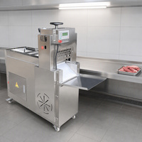 Trancheuse à viande congelée entièrement automatique en acier inoxydable 220/380V 1.1-3KW 0-50MM Maquina Cortadora De Carne