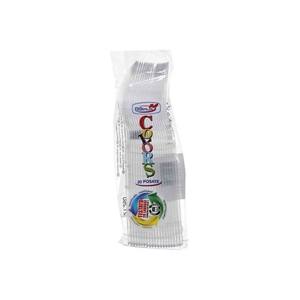 SET DI 20 CUCCHIALI COMPATTI TRASPARENTE - Product Image 1