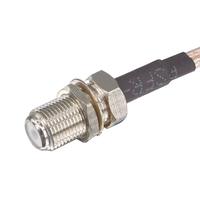 Conector hembra F a conector tipo Y 2 x TS9 macho/crc9, conector de tubo roscado, distribuidor, cable combinador pigtail RG 316, 15 cm