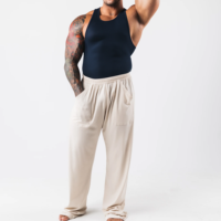 Entraînement course à pied tricot Compression maigre gilet côtelé sport Spandex coton hommes débardeur personnalisé côtelé Slim Fit débardeurs