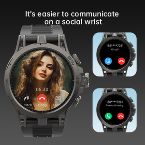 Montre connectée Android 5G avec carte SIM, écran AMOLED, étanche, caméra, NFC, GPS et assistant vocal IA - Product Image 2