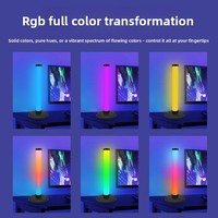 Barra de Luz Ambiental RGB para Sala de Juegos, Sincronización con Música, Lámpara de Ritmo con Sensor de Sonido, Retroiluminación para Monitor de Computadora, TV, Decoración de Escritorio, CE RoHS