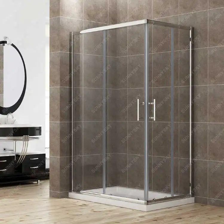 Sunny sky Bester Preis Schiebetür für Bad zubehör Duschraum Glass chiebetür beschlag Set Dusch schiebetür system
