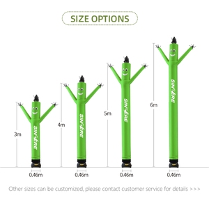 Nhà Máy Giá tùy chỉnh quảng cáo ngoài trời <span class=keywords><strong>Inflatable</strong></span> vũ khí sân khấu bầu trời gió cho các bên - Product Image 4