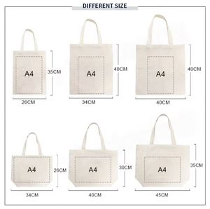 Bolsa de Mano de Lona de Algodón Orgánico con Asas y Logotipo Personalizado Impreso en Varios Colores - Product Image 6