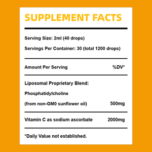 निजी लेबल लिपोसोमल ग्लूटाथियोन और विटामिन सी तरल बूंदों-त्वचा के लिए एंटीऑक्सीडेंट जोड़ी - Product Image 5