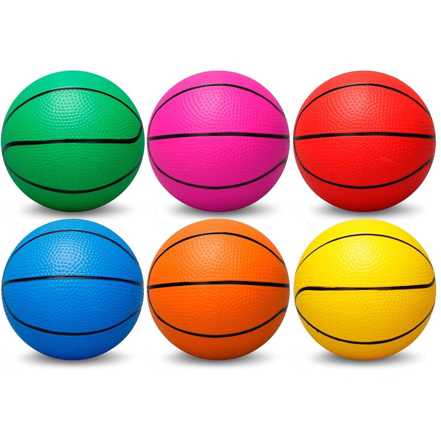 Balón de baloncesto de 16 cm, probado para venta internacional (6 colores opcionales)
