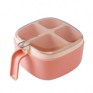 4 in 1 High Quality Plastic Seasoning <b>Box</b> Set with Lid Kitchen Spice Container Food Flavor Organizer for <b>Camping</b> by Wanda.Store - Product Image 5