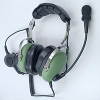 Casque de course HXKK PNR avec microphone professionnel pour communication intercom bidirectionnelle, conception supra-auriculaire, longueur de câble personnalisable