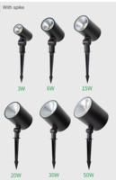 Spot LED d'extérieur réglable 3W 15W 20W Spot de jardin mural IP65 Spot pour hôtel villa cour