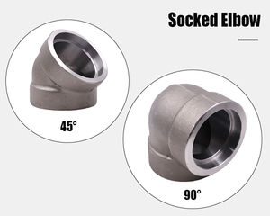 Giả mạo cường độ cao thép carbon sch80 ổ cắm Hàn Phụ Kiện đường ống 45 độ khuỷu tay - Product Image 5