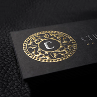 Cartes de visite de luxe personnalisées de haute qualité avec logo en relief 3D, dorure à chaud, cadeau promotionnel, carte de vœux, carte de remerciement imprimée