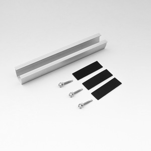 Mini Riel Solar de Aluminio de 200 mm Tipo U Anodizado, Ligero, Fácil de Instalar, Juego de Soportes de Montaje para Sistemas Solares Aislados - Product Image 2