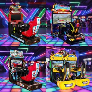 Simulateur de course pour aire de jeux intérieure, machine d'arcade, jeu de conduite pour enfants, cockpit, équipement de divertissement interactif, voiture de course - Product Image 2