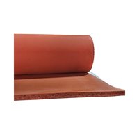 Tapis isolant thermique en caoutchouc éponge de silicone à cellules ouvertes, finition tissu, résistant à la chaleur, pour presse à chaud