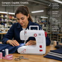 Machine à coudre électrique portable et mini pour usage domestique, idéale pour les vêtements