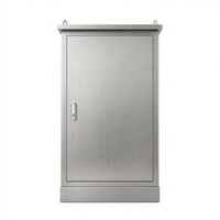 Boîte de distribution en acier inoxydable 304 de 800x1000x300mm, armoire électrique étanche IP65 verrouillable à montage mural