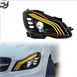 ไฟหน้ารถยนต์ JY สำหรับ C-Class W204 C180 C200 รุ่นใหม่ อัพเกรด 11-14 ไฟหน้า LED และไฟวิ่งกลางวันแบบ LED - Product Image 1
