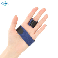 Attelle de rééducation respirante en tissu pour immobilisation des doigts fracturés, légère et de soutien