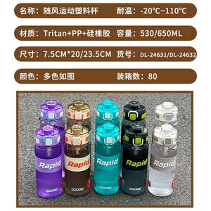 Bouteille d'eau Dodge Rapid 530 ml, gourde sportive avec paille pour étudiants et sportifs - Product Image 2