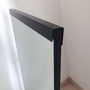 Custom Size Black Gold <b>Mirror</b> Metal Frame Large <b>Standing</b> Body Full Length <b>Floor</b> Wall <b>Mirror</b> - Product Image 2