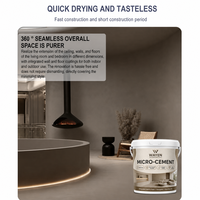 Novice disponible 20kg Microciment mur mastic plus lisse poudre revêtement peinture imperméabilisation Spray blanc ciment mastic poudre revêtement