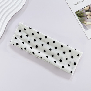 CLARMER Nouveauté Bandeaux Élastiques Tendance à Imprimé Léopard et Pois pour Femmes – Idéaux pour le Fitness, la Course et le Sport - Product Image 6