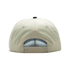 Two Tone 5 Panel Baseball <b>Cap</b> Custom Embroidery Logo <b>Vintage</b> Suede Brim Structured Sports Hat Unisex Blank <b>Cap</b> - Product Image 4