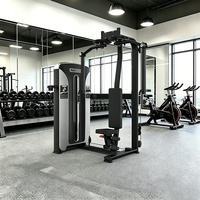 Machine à pectoraux à bras droits avec plaques d'acier pour l'entraînement musculaire et l'équipement de salle de sport